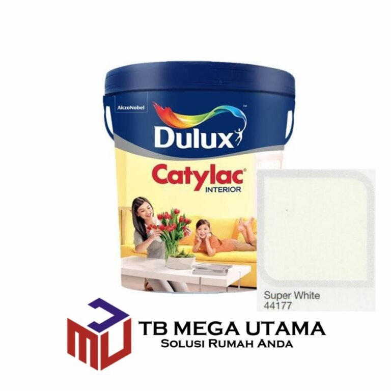 Dulux Catylac Interior Super White 44177 5 Kg Cat Dinding Interior