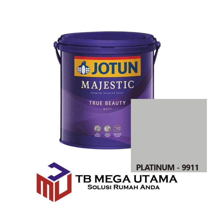 Jotun Majestic True Beauty Matt 9911 Platinum 2 5 Liter Cat