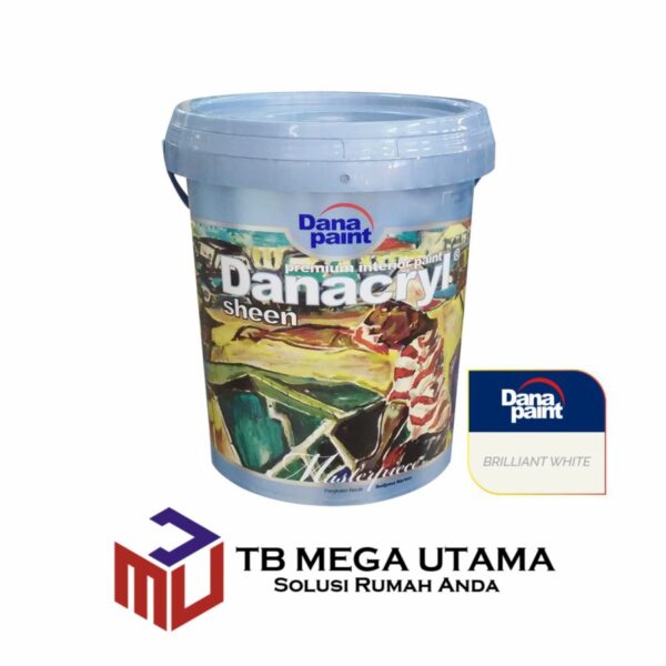 Danapaint Danacryl Brilliant White Sheen 2,5 Liter | Cat Dinding Interior