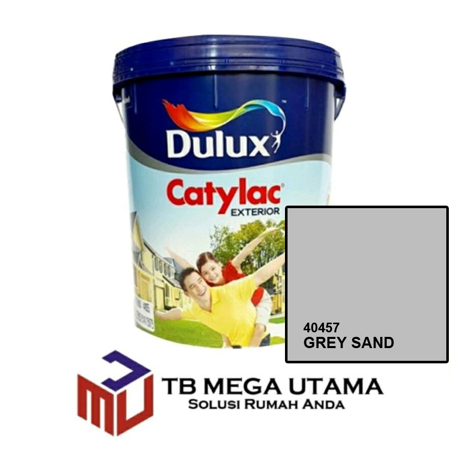 Dulux Catylac Eksterior 40457 Grey Sand 25 Kg | Cat Decorative Tembok Luar