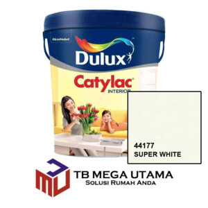 Dulux Catylac Interior 44177 Super White 25 Kg | Cat Decorative Tembok Dalam