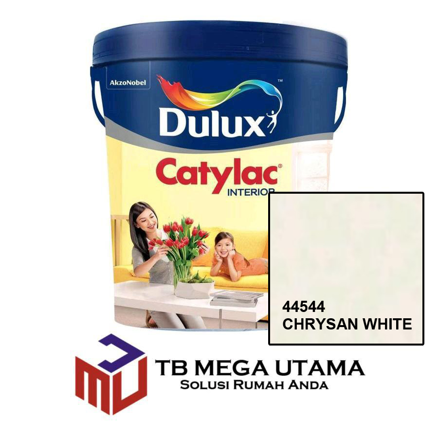 Dulux Catylac Interior 44544 Chrysan White 25 Kg | Cat Decorative Tembok Dalam