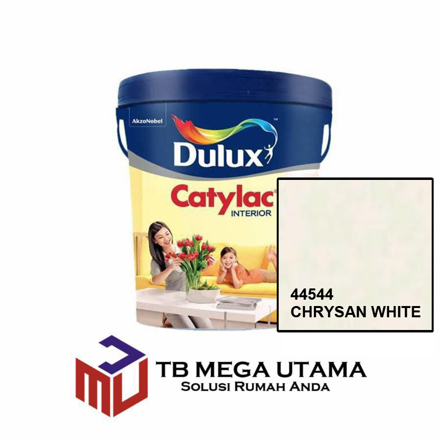 Dulux Catylac Interior 44544 Chrysan White 5 Kg | Cat Decorative Tembok Dalam