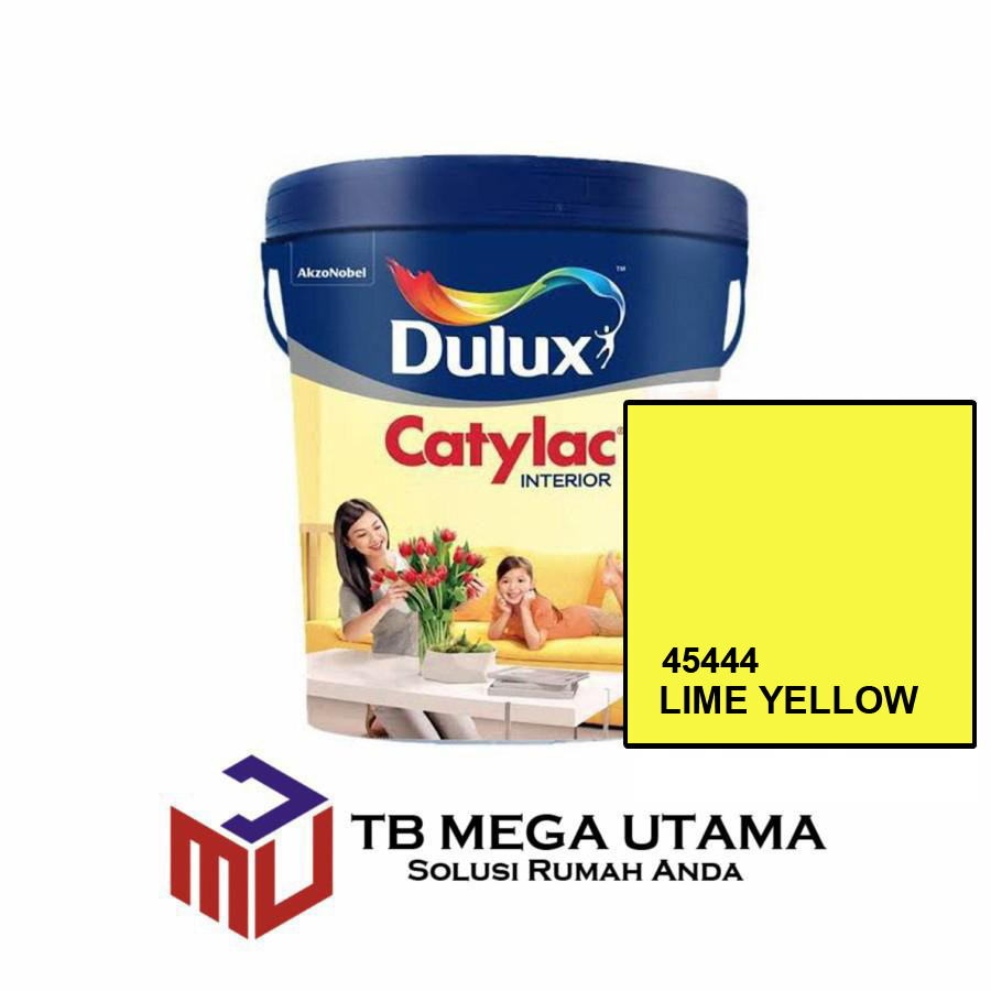 Dulux Catylac Interior 45444 Lime Yellow 5 Kg | Cat Decorative Tembok Dalam