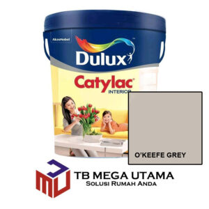 Dulux Catylac Interior O'keefe Grey 25 Kg | Cat Decorative Tembok Dalam
