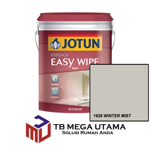 Jotun Easy Wipe Winter Mist 1926 18 Liter | Cat Decorative Interior