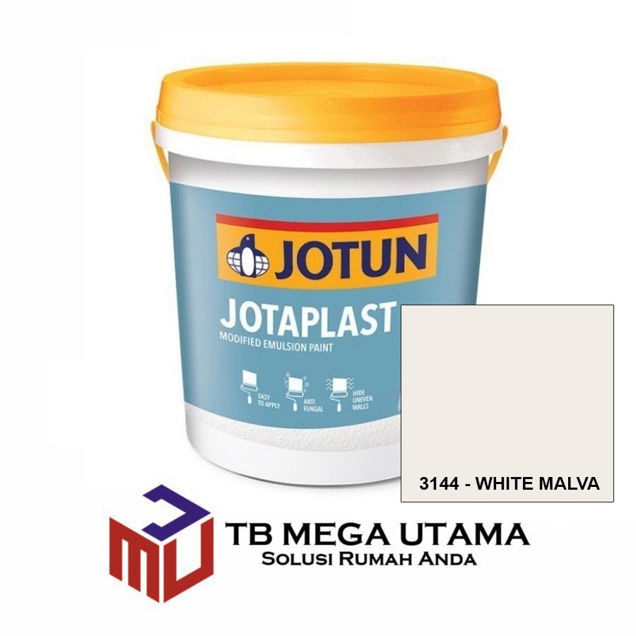 Jotun Jotaplast 3144 White Malva 18 Liter l Cat Tembok Interior – Mega ...