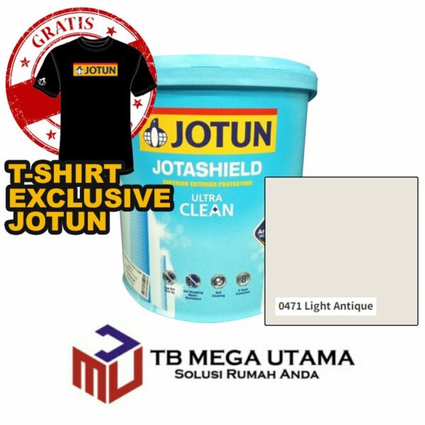 Jotun Jotashield Ultra Clean 0471 Light Antique  2,5 Liter | Cat Decorative Tembok Eksterior