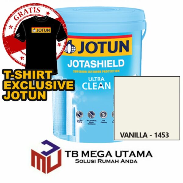 Jotun Jotashield Ultra Clean 1453 Vanilla 20 Liter | Cat Decorative Tembok Eksterior