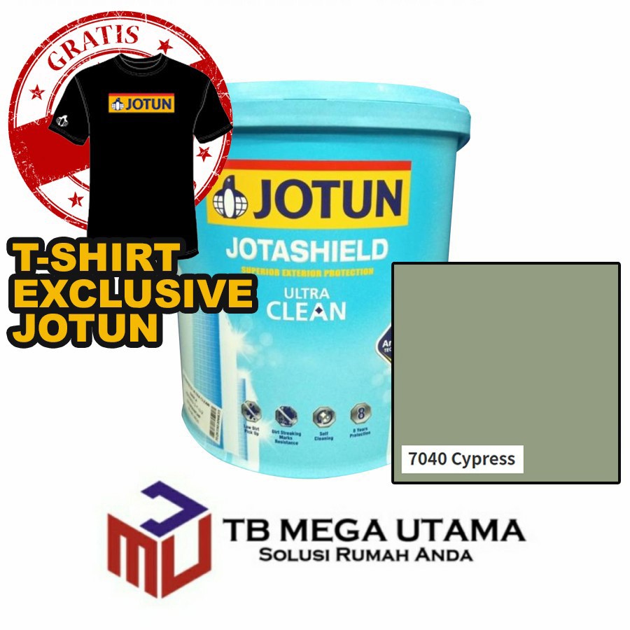 Jotun Jotashield Ultra Clean 7040 Cypress 2,5 Liter | Cat Decorative Tembok Eksterior