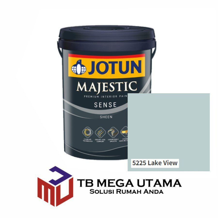 Jotun Majestic Sense 5225 Lake View 25 Liter Cat Decorative Tembok Interior Mega Utama Group 8230