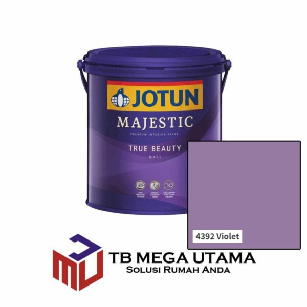 Jotun Majestic True Beauty Matt 4392 Violet 2,5 Liter | Cat Decorative Tembok Interior