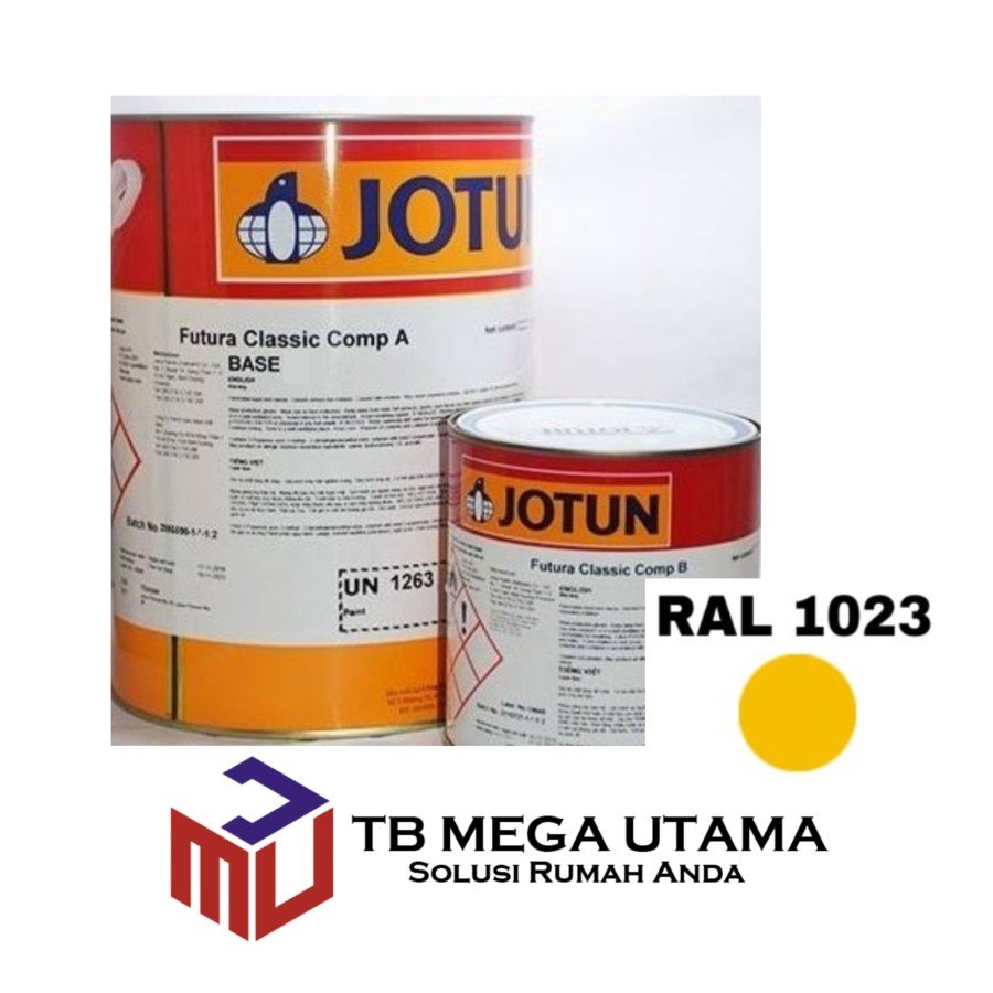 Jotun Pu Futura Classic Ral 1023 5 Liter Mega Utama Group 3595