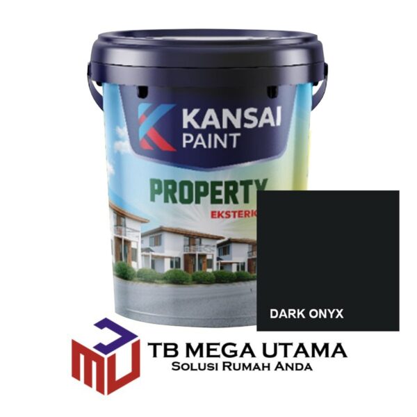 Kansai Paint Property Eksterior Dark Onyx 25 Kg | Cat Tembok Eksterior