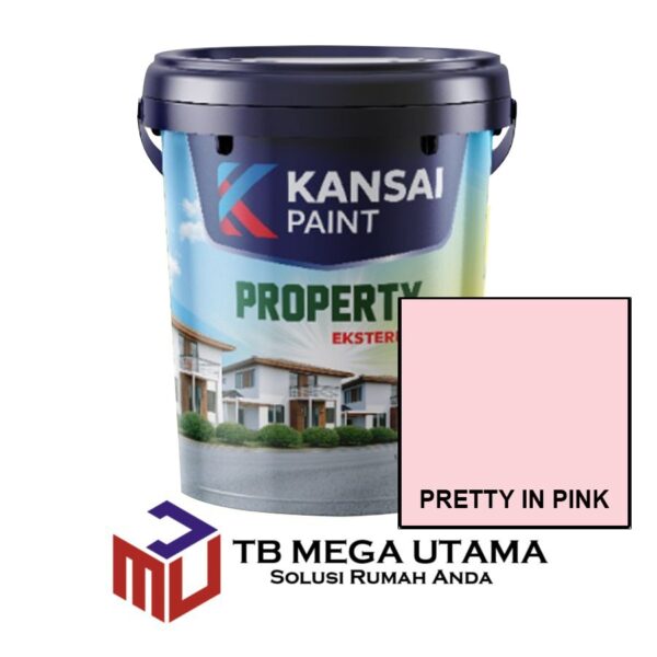 Kansai Paint Property Eksterior Pretty in Pink 25 Kg | Cat Tembok Eksterior
