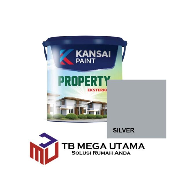 Kansai Paint Property Eksterior Silver 5 Kg | Cat Tembok Eksterior