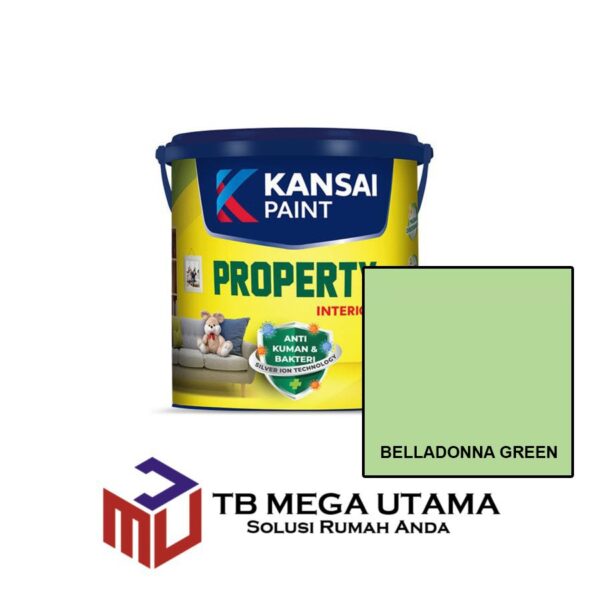 Kansai Paint Property Interior Belladonna Green 5 Kg | Cat Decorative Tembok Interior