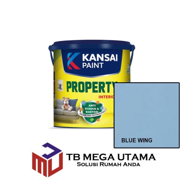 Kansai Paint Property Interior Blue Wing 5 Kg | Cat Decorative Tembok Interior