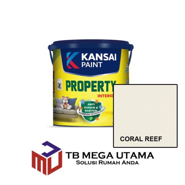 Kansai Paint Property Interior Coral Reef 5 Kg | Cat Decorative Tembok Interior