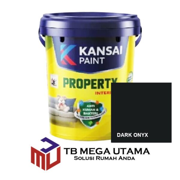 Kansai Paint Property Interior Dark Onyx 25 Kg | Cat Decorative Tembok Interior