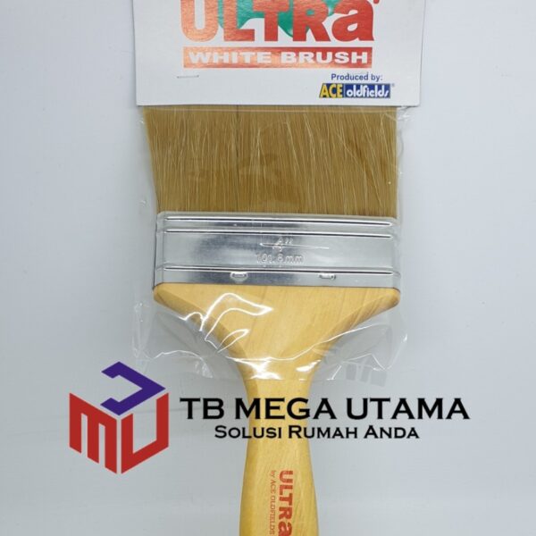 Kuas Ace Ultra White Brush 4" | Kuas Cat Tembok dan Minyak