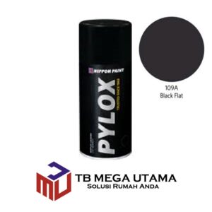 Pylox 109A Black Flat 300 cc | Cat Semprot Spray