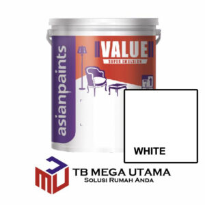 Asian Paints Value Super Emulsion White 25 kg | Cat Decorative Tembok Interior