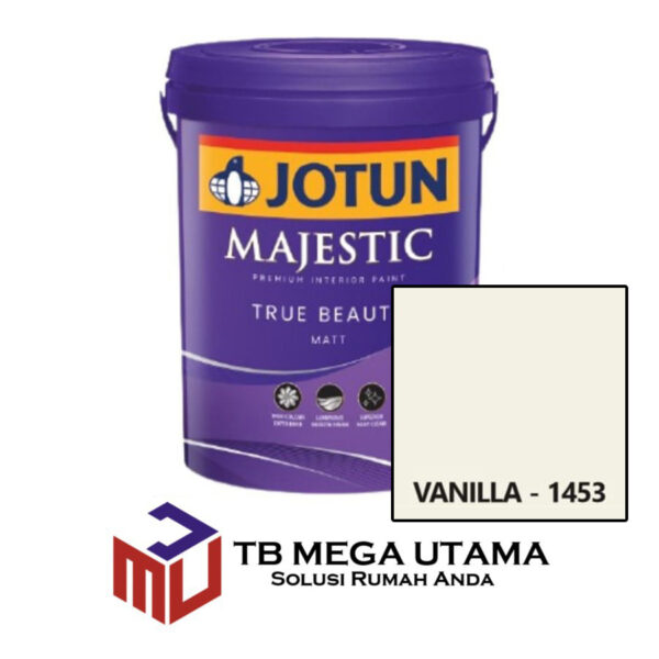 Jotun Majestic True Beauty Matt 1453 Vanilla 20 Liter | Cat Decorative Tembok Interior