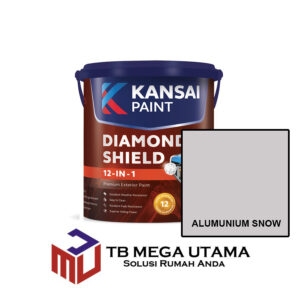 Kansai Paint Diamond Shield Alumunium Snow 2,5 Liter | Cat Decorative Tembok Eksterior