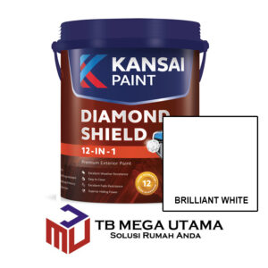 Kansai Paint Diamond Shield Brilliant White 20 Liter | Cat Decorative Tembok Eksterior