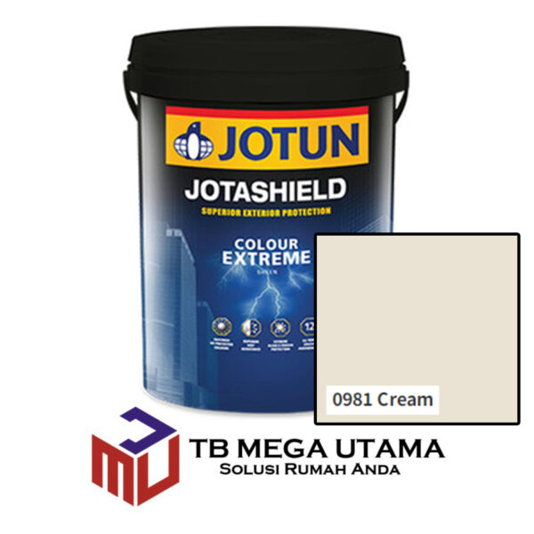 Jotun Jotashield Extreme 0981 Cream 20 Liter | Cat Decorative Tembok Eksterior