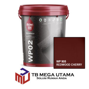 Mowilex Waterproof WP02 WP 905 Redwood Cherry 20 Kg | Cat Waterproofing Pelapis Anti Bocor Tembok Interior dan Eksterior