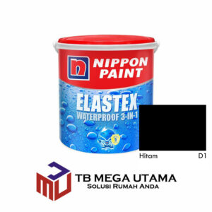 Nippon Elastex 3 in 1 D1 Hitam 4 Kg | Cat Waterproofing