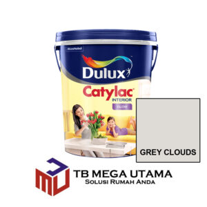 Dulux Catylac Interior Glow Grey Clouds 4,5 kg | Cat Decorative Tembok Dalam