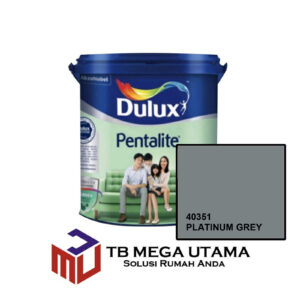 Dulux Pentalite Antibac 40351 Platinum Grey 2,5 Liter | Cat Decorative Tembok Interior