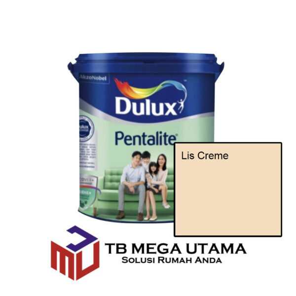 Dulux Pentalite Antibac Lis Creme 2,5 Liter | Cat Decorative Tembok Interior