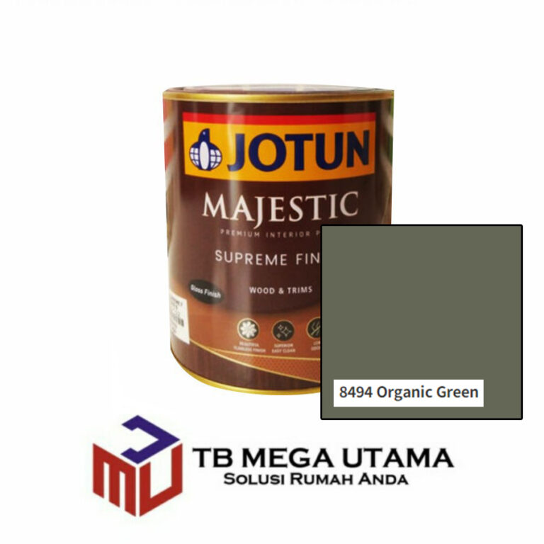 Jotun Majestic Supreme Finish 8494 Organic Green 0,9 Liter | Cat Kayu ...