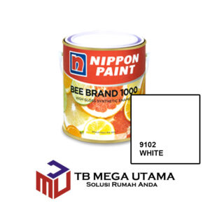 Nippon Bee Brand 1000 9102 White 0,9 Liter | Cat Kayu dan Besi Interior Eksterior