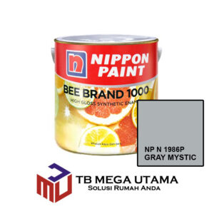 Nippon Bee Brand 1000 NP N 1986 P Gray Mystic 3,7 Liter | Cat Kayu dan Besi Interior Eksterior