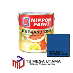 Nippon Bee Brand 1000 NP PB 1526A Porcelain Blue 3,7 Liter | Cat Kayu dan Besi Interior Eksterior