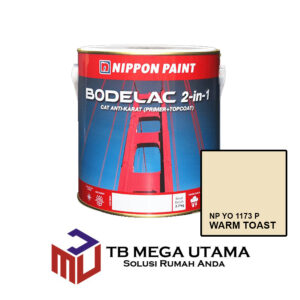 Nippon Paint Bodelac 2 in 1 NP YO 1173 P Warm Toast 2,7 Kg | Cat Besi Anti Karat