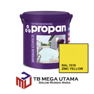 Propan Ultraflex Membrane RAL 1018 Zinc Yellow 4 Kg | Cat Waterproofing Pelapis Anti Bocor Tembok Interior Eksterior