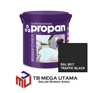 Propan Ultraflex Membrane RAL 9017 Traffic Black 4 Kg | Cat Waterproofing Pelapis Anti Bocor Tembok Interior Eksterior