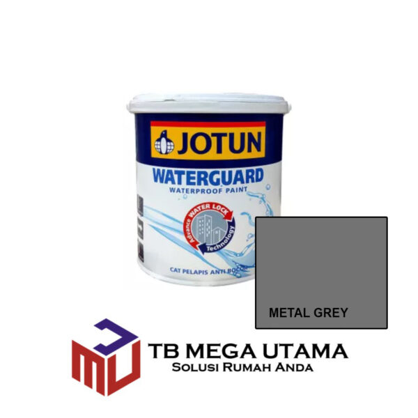 Jotun Waterguard Metal Grey 3,5 Kg | Cat Waterproofing Pelapis Anti Bocor Eksterior