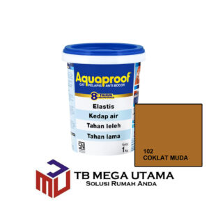 Aquaproof Coklat Muda 102 1 Kg | Cat Waterproofing Pelapis Anti Bocor
