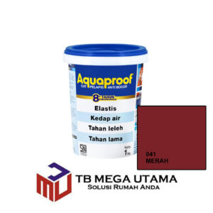 Aquaproof Merah 041 1 Kg | Cat Waterproofing Pelapis Anti Bocor