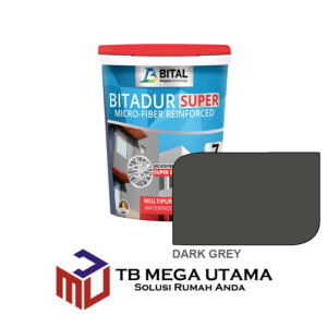 Bital Bitadur Super Dark Grey 1 Kg | RM | Cat Waterproofing Pelapis Anti Bocor