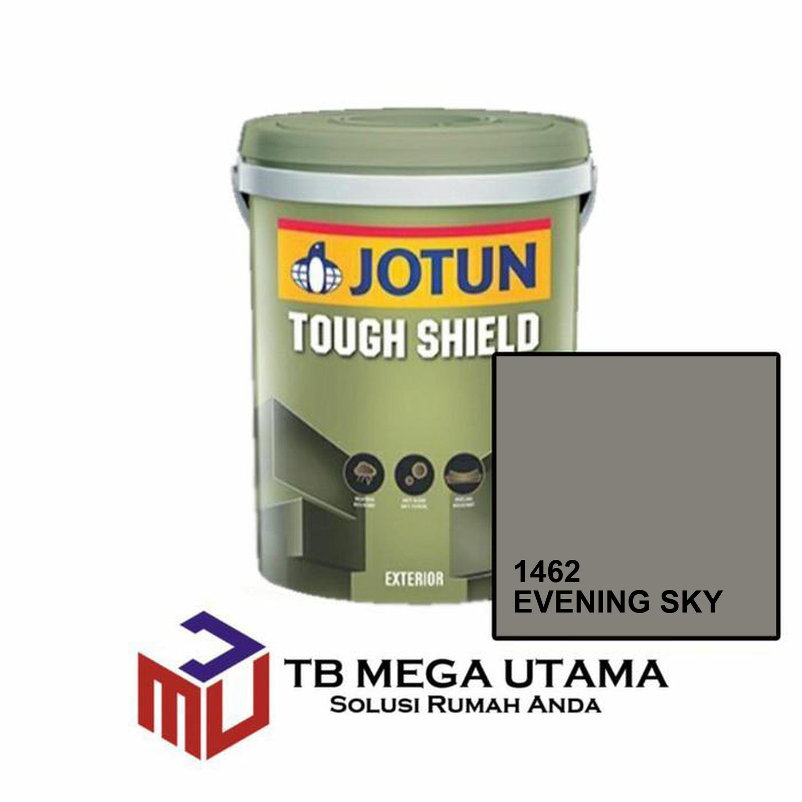 Jotun Toughshield 1462 Evening Sky 3,5 Liter | C | Cat Decorative Tembok Eksterior